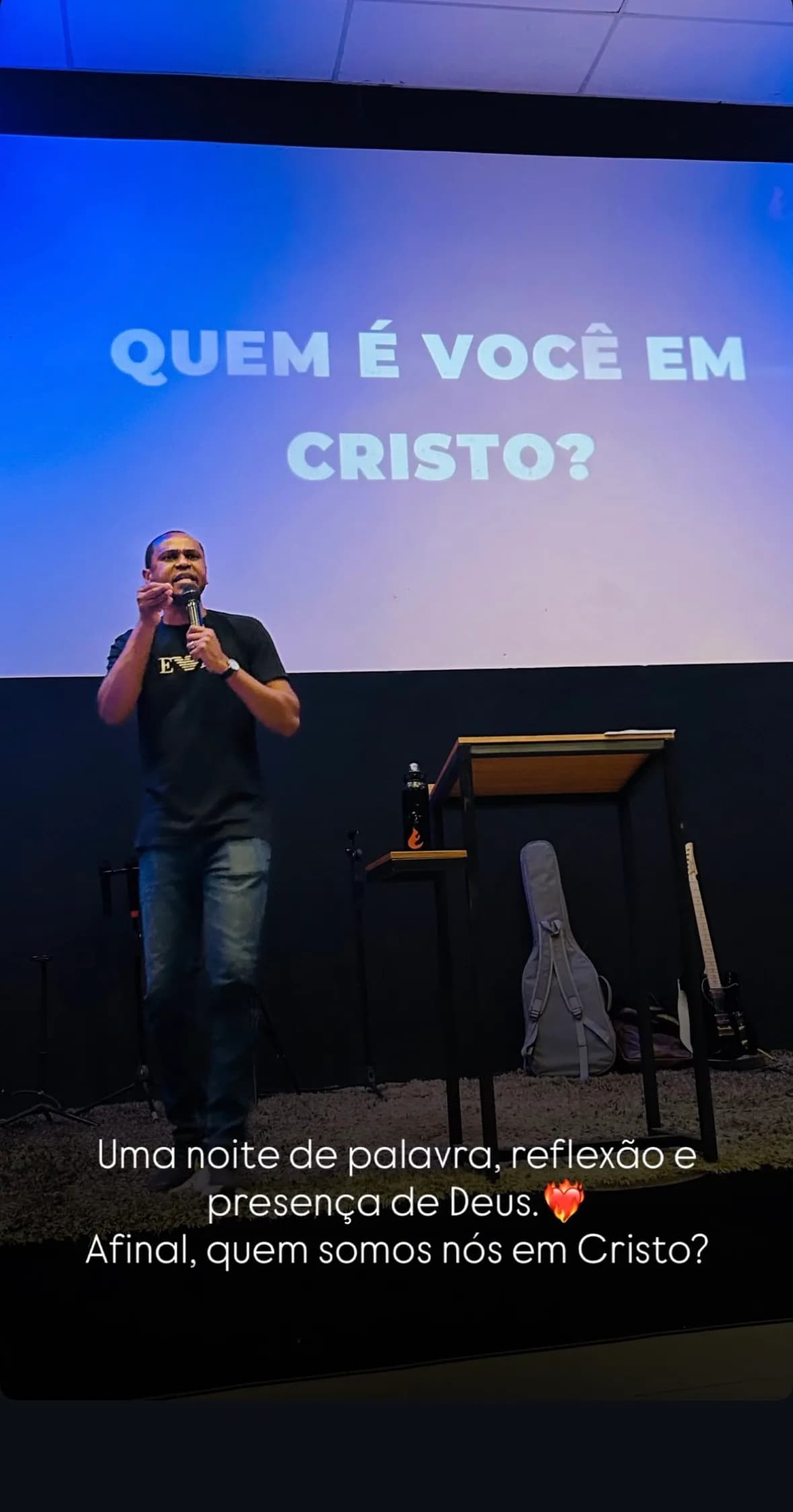 Palavra ministrada pelo pastor Geraldo